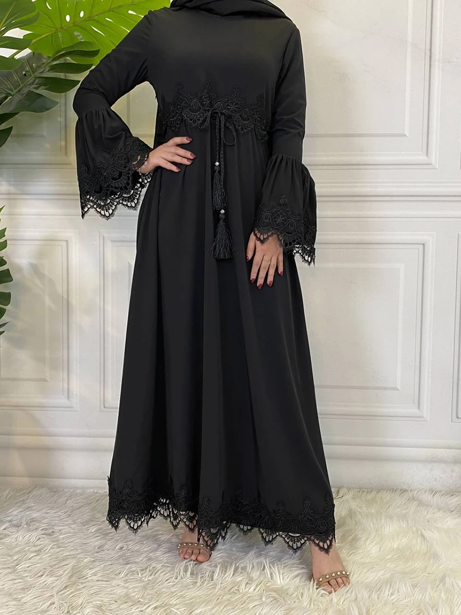 Modest Abaya Ramadan Musulman De Mode Maxi Robe Turkey Kaftan Islamic Clothing Muslim For Women Hijab Dress Caftan Vestidos