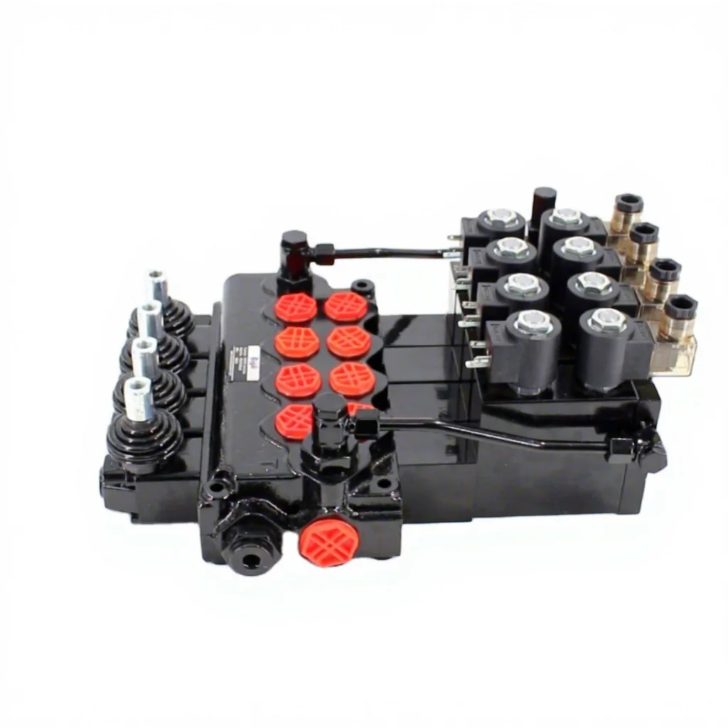 High Flow High Pressure Monoblock Directional Valve SD11-PG2 (4 Spool Electro-hydraulic) | Manufacturer