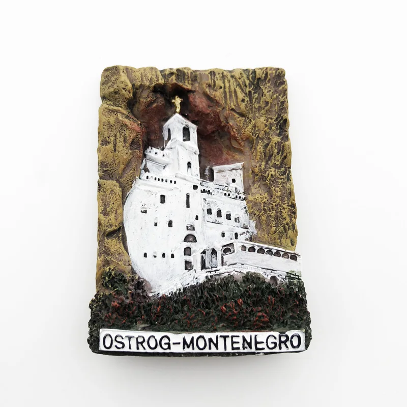 Europe Montenegro 3D Tourist Souvenir Magnetic Refrigerator Sticker Collection Gift Fridge Magnets