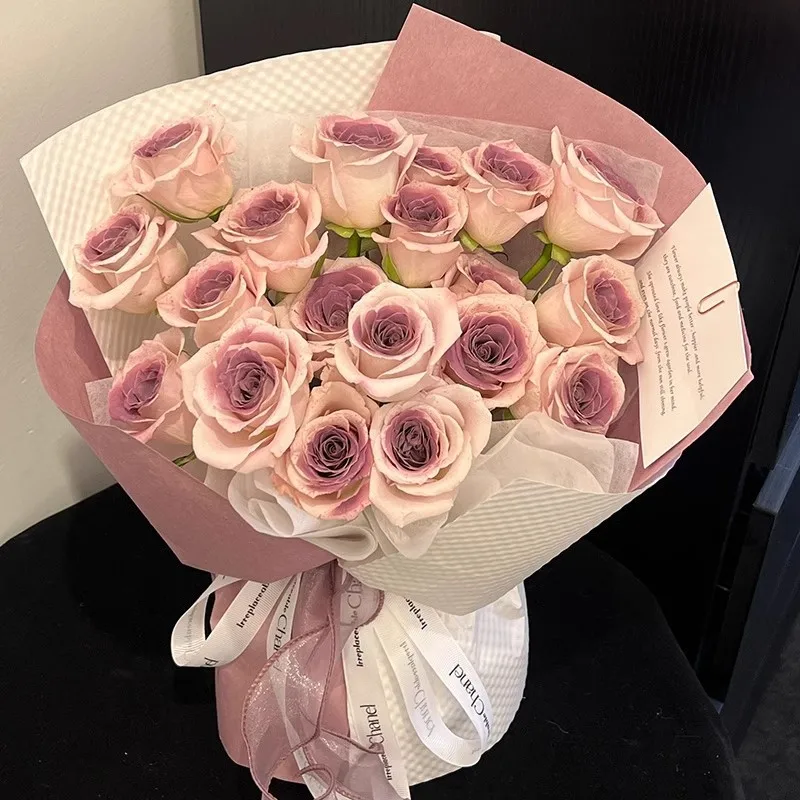 Ramo de flores de ciruela eterna, jabón de flores de simulación, rosa, regalo de cumpleaños para novia, novia, Qixi, Día de San Valentín