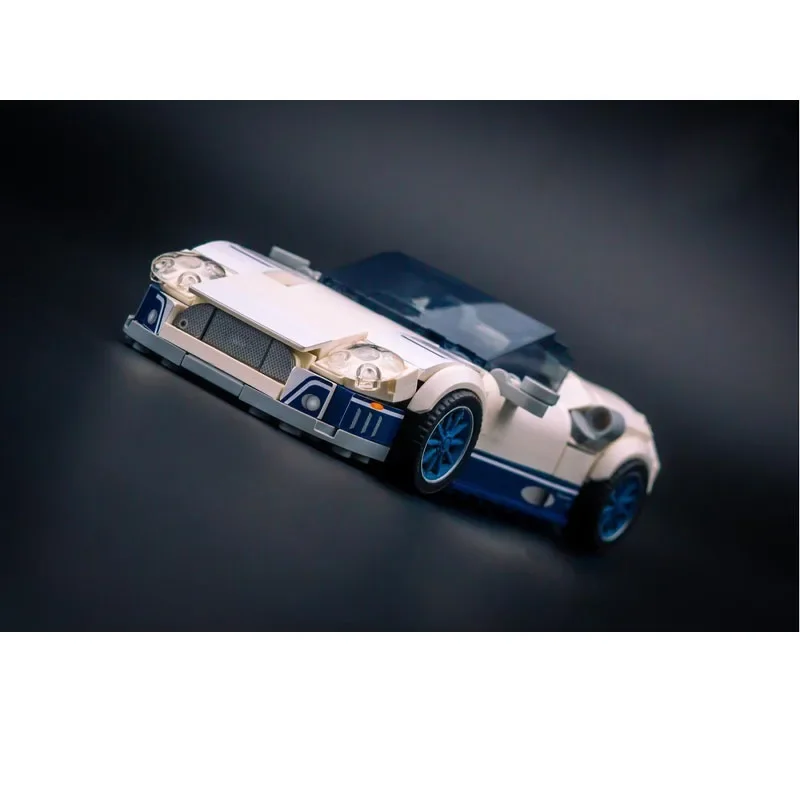 MOC-205806 novo estilo urbano branco esportes supercar blocos de construção modelo, 314 peças, presente de brinquedo de aniversário criativo para meninos e crianças
