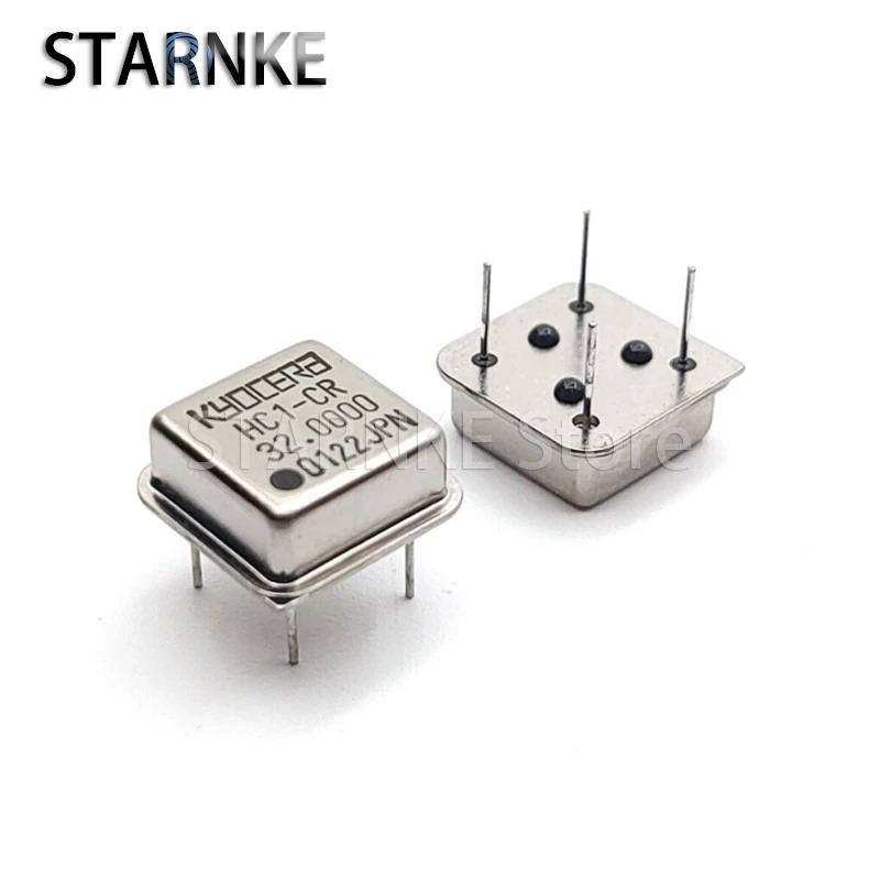 5PCS In Line Active Crystal Oscillator Clock Oscillators Half Size Square 32MHZ 32M 32.000MHZ DIP-4