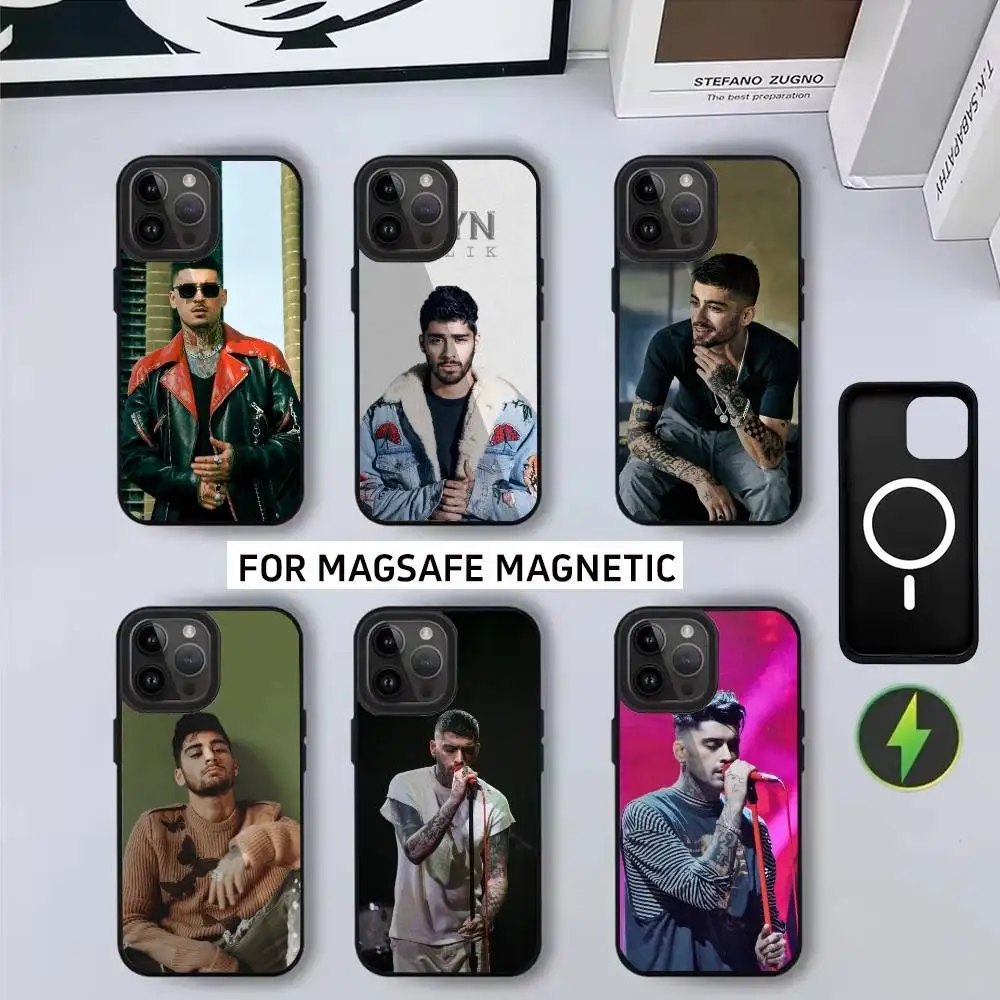 

Handsome Singer Z-Zayn M-MalikS Phone Case For iPhone17,16,15,14,13,12,11 Plus,Pro Magnetic For Magsafe Wireless Charging