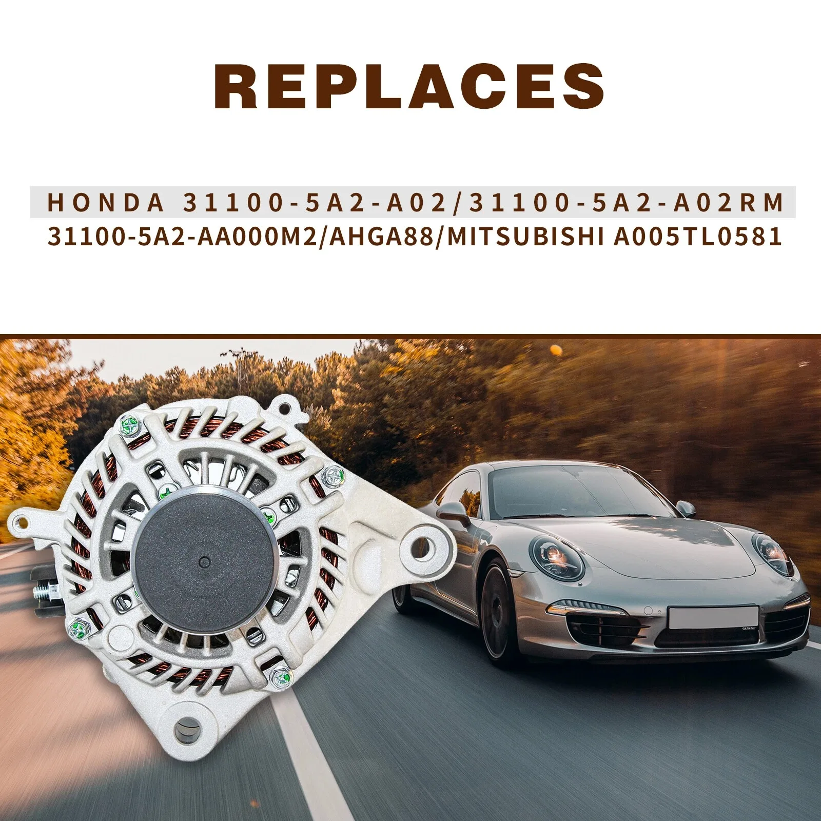 المولد لهوندا أكورد 2.4L 2013 2014 2015 2016 2017 EX LX SE 14489A 10165