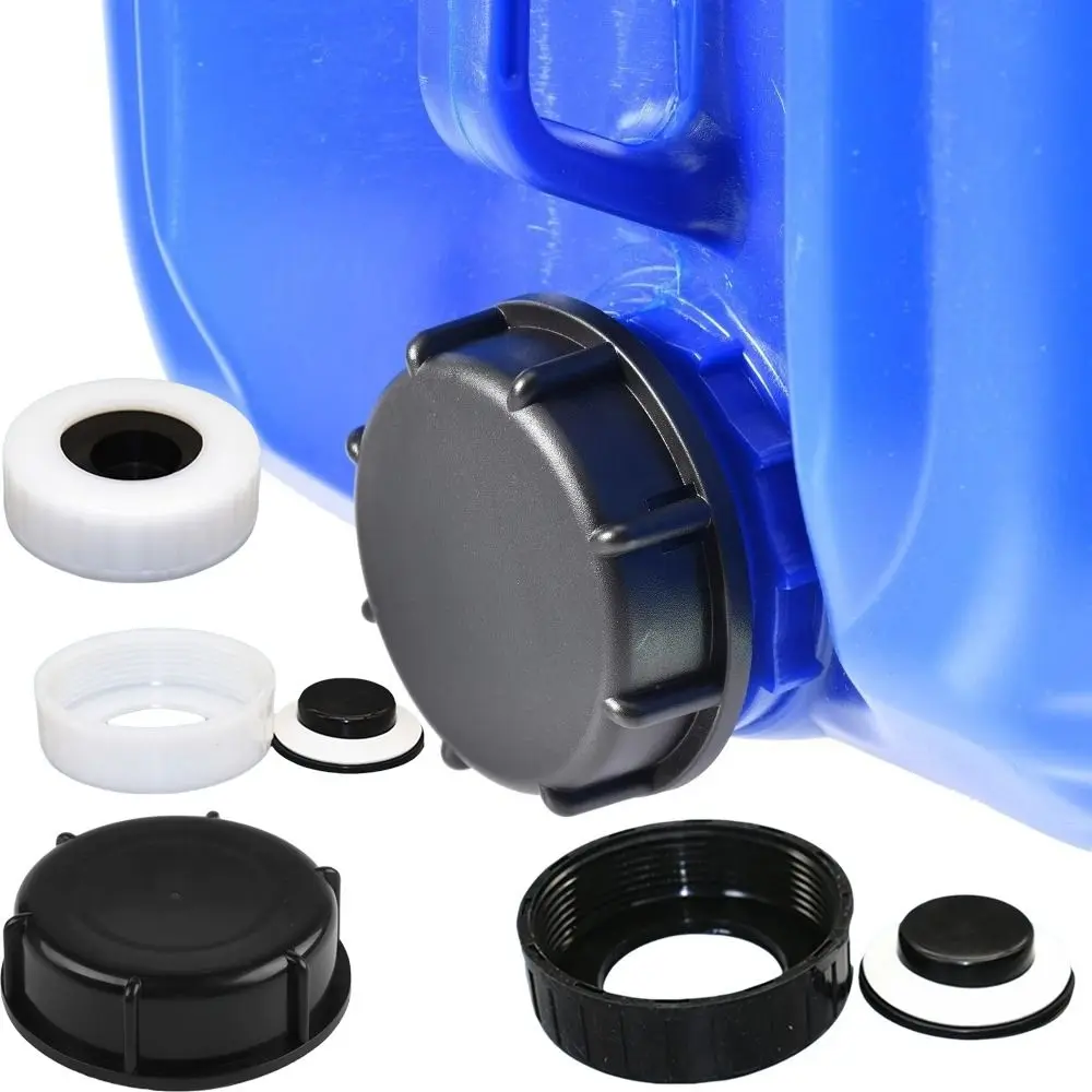 Plastic IBC Tank Cap Lightweight Threaded Drainage Outlet Adapter Leak-proof Corrosion Resistant Tank Valve Cover