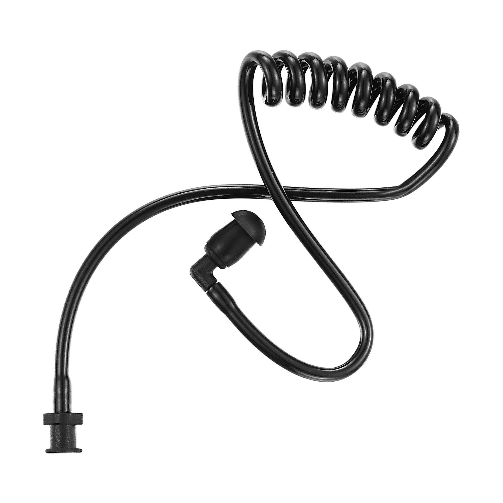 Headset Covert Acoustic Air Coil, Audio Tube with Earbuds, Compatible for Motorola, Kenwood Icom, Yaesu, Two Way Radio, 10Pcs