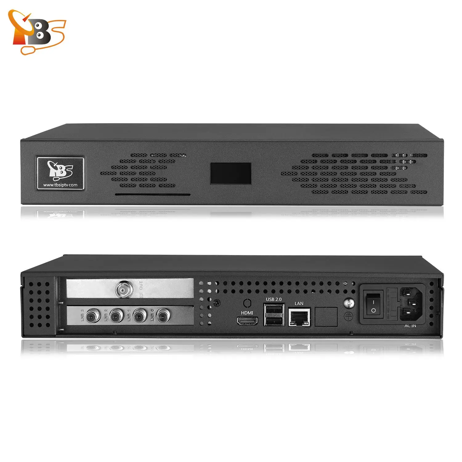 

TBS2925 MOI Smart Box 2 PCIe Slots Small IPTV Streaming Server Live TV/OTT Streaming for IPTV/Video Broadcast/Media Center