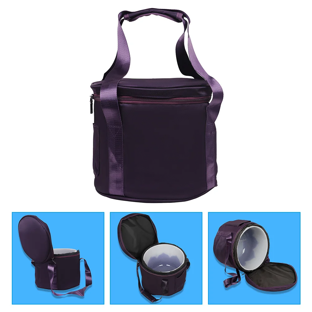 

Crystal Bowl Polyester and Cotton Bag Holder Music Sound Storage Pouch Sing Singing Case Zipper Design Portable