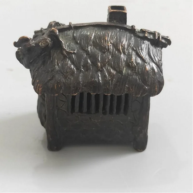Tree Retro Thatched House Incense Burner Small Creative Desktop Ornament