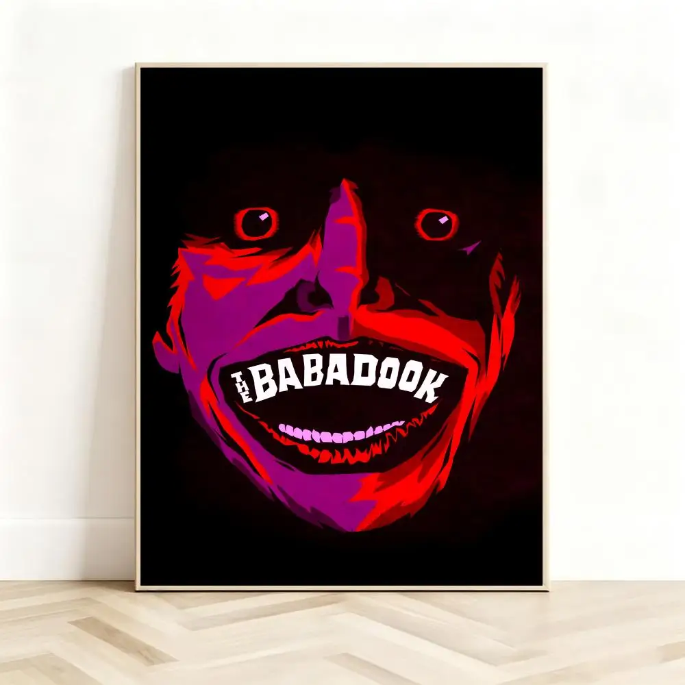 Subtle Horror Movie T-The Babadook Poster Classic Self-Adhesive PP Wall Sticker for Living Room Bar Decor Gift