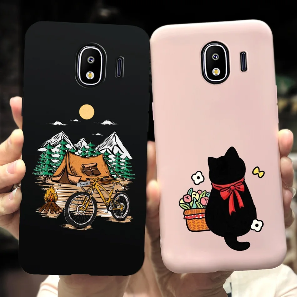 Cute Soft TPU Case For Samsung Galaxy J4 J2 Pro 2018 J2 Core Silicone Phone Case Back Cover For Samsung J4 Plus J2Pro J2core J4+