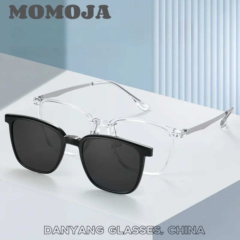 

Magnetic Sunglasses Clip Small size Optical Glasses Frame 2 in 1 Women Men Polarized Outdoor Fishing Eyeglasses Men Women 84008