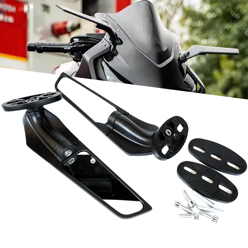 

For VOGE 300RR 250RR For BMW S1000RR S1000 RR HP4 Motorcycle Mirrors Modified Wind Wing Adjustable Rotating Rearview Mirror