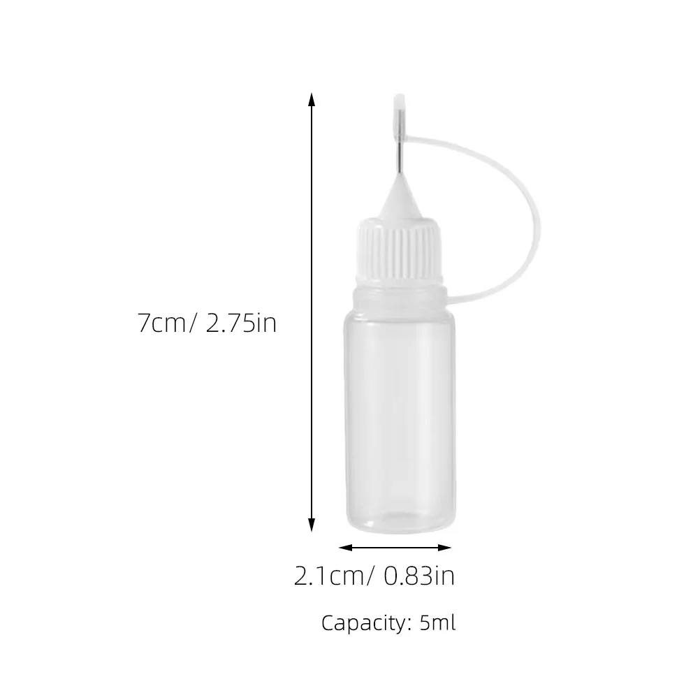 10 шт. бутылка-обскура с прецизионным наконечником, аппликатор, игла, бутылки с маслом, сжимаемые для краски