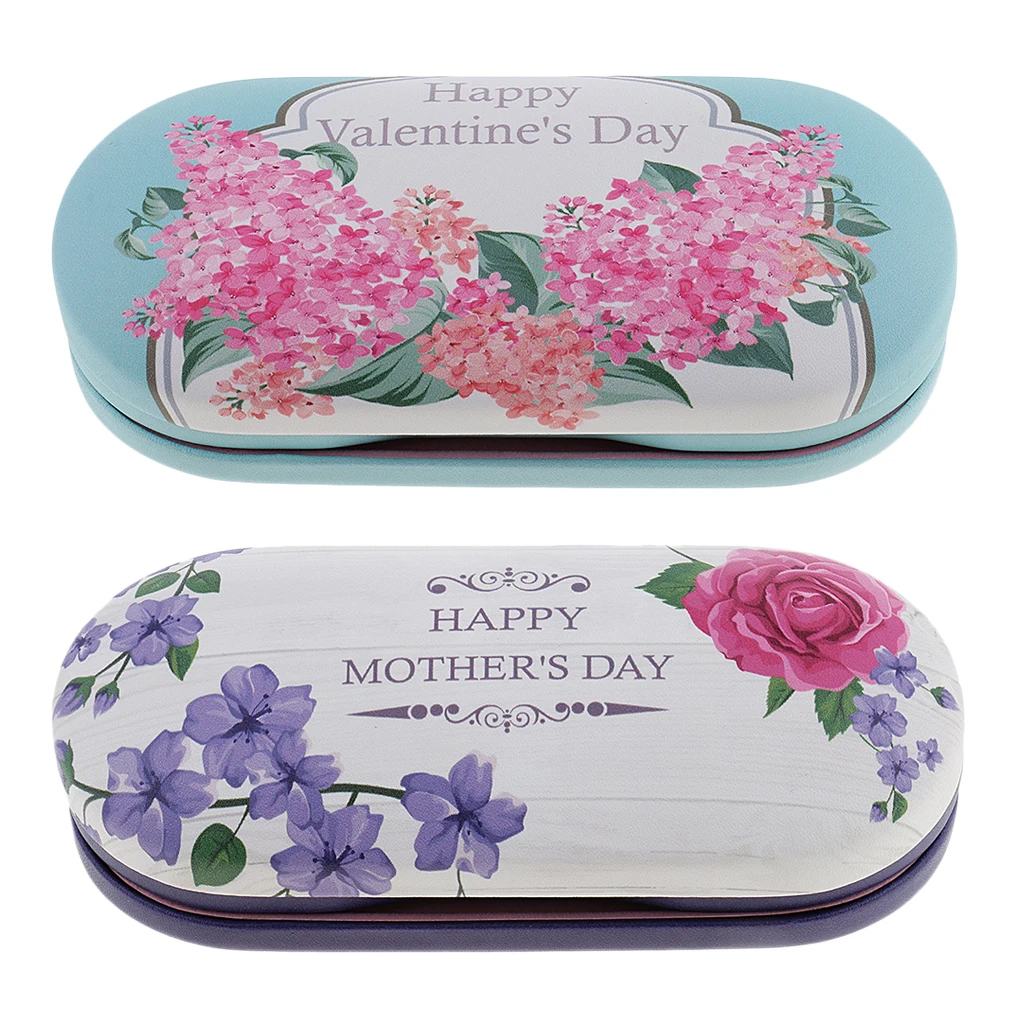 Spectacle Case Elegant Eyeglasses Storage Box Flexible Large Capacity Contact Lens Organizer for Contacts Lens Care