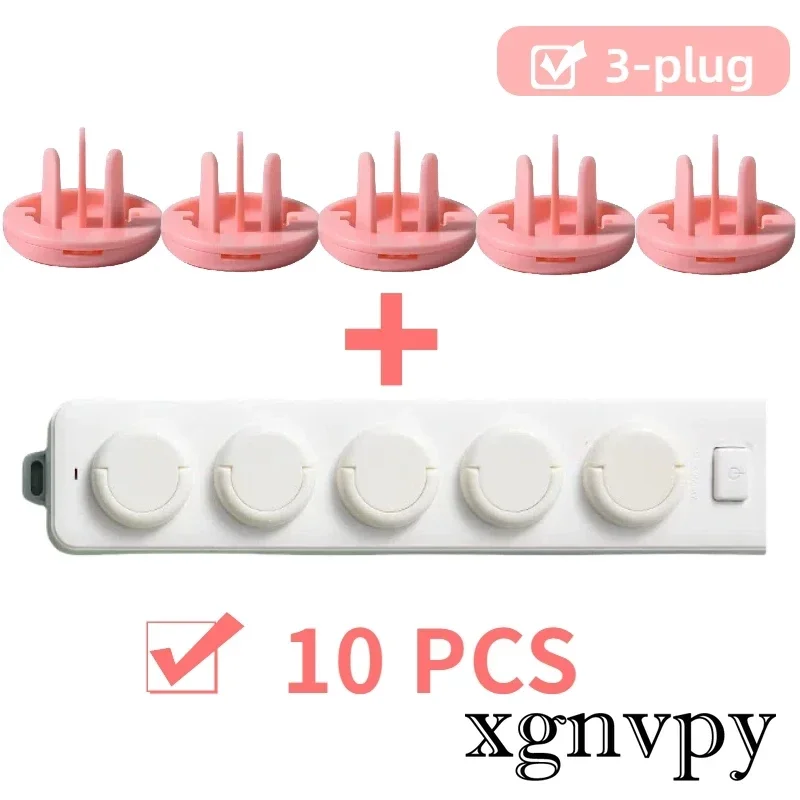 Xgnvpy Household Electric Shock Protection Socket Cover Isolated Power Supply Child Protection Socket 10 Protective Covers