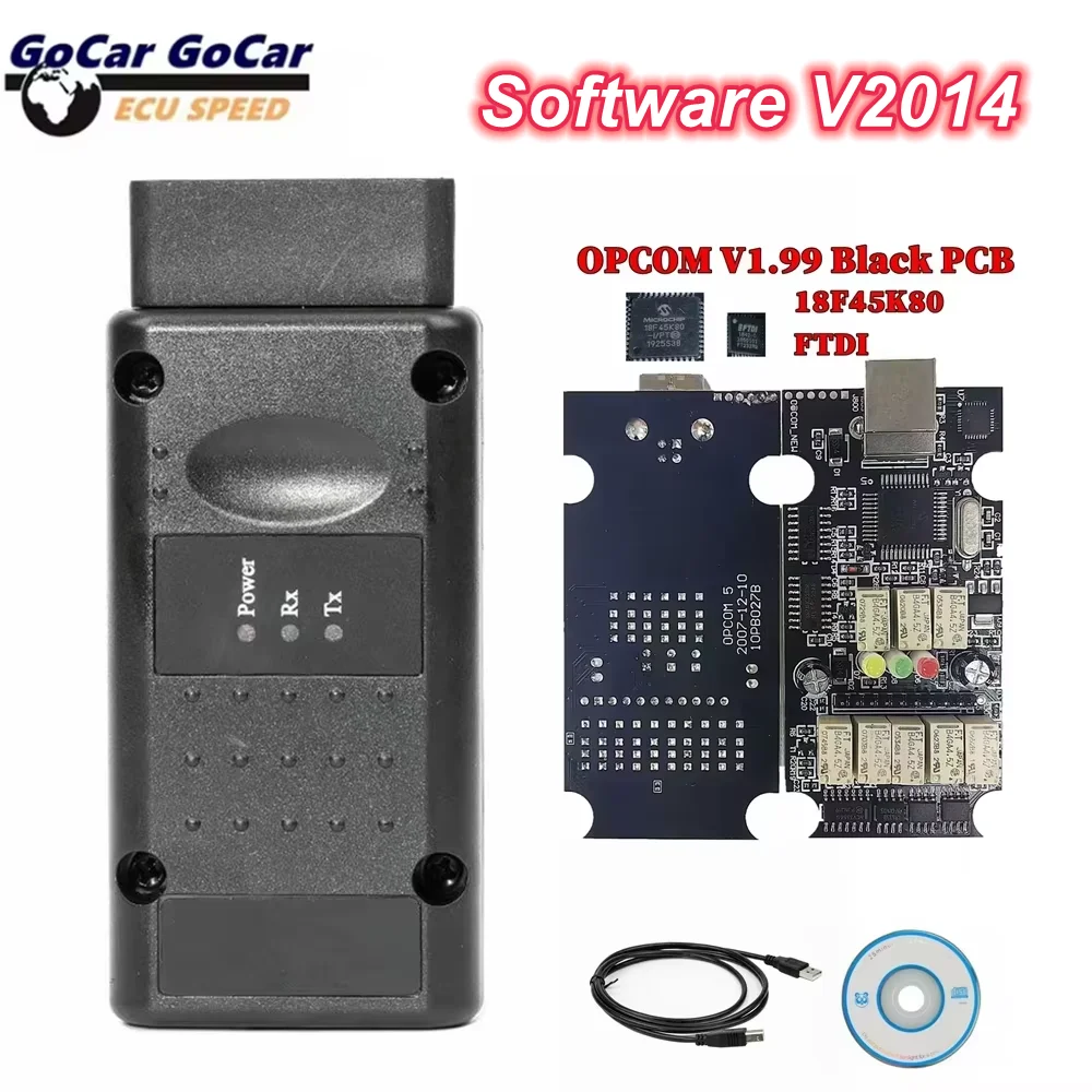 2026 Best For Opel OPCOM 1.99 CAN BUS OBD2 Scanner Car Fault Tester Check Engine Adapter Car Diagnostic Tool for Opel Car Models