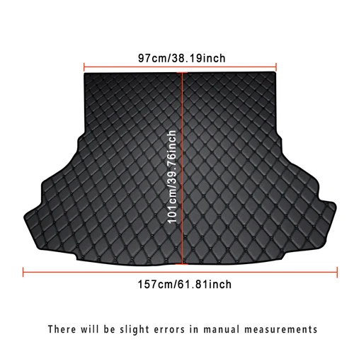 Imagen 2 del producto Para Ford Mustang 2021 2020 2019 2018 2017 2016 2015 alfombrillas de coche alfombras de maletero estilo Interior decoración protectora de cuero para coche