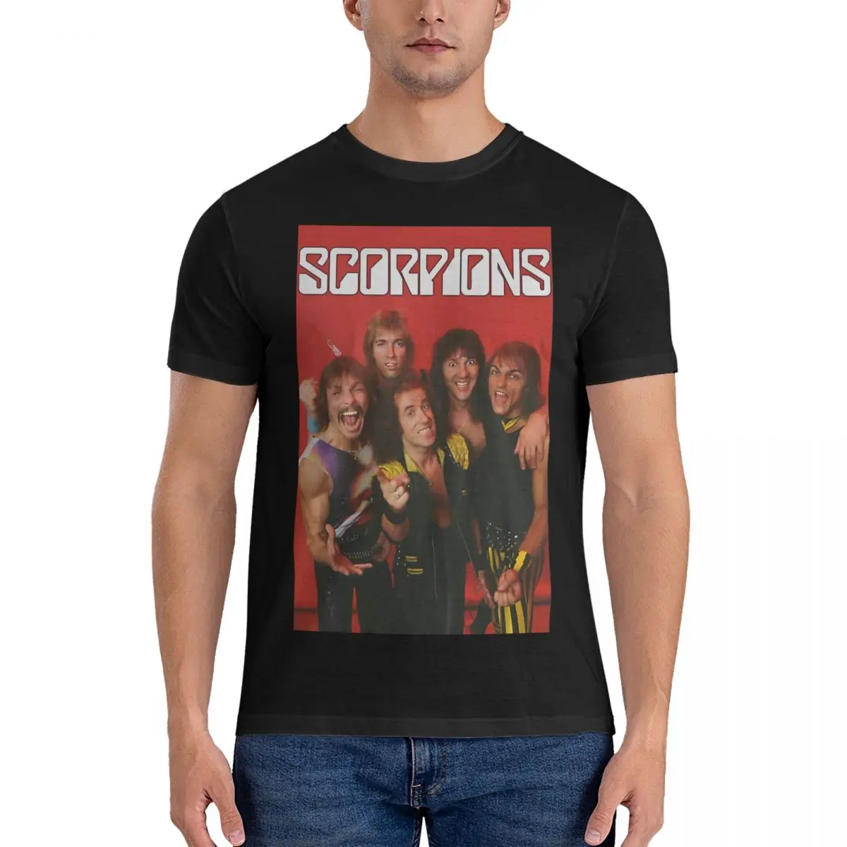 Amazing Performance Scorpion Band T-Shirt Men S-Scorpions Leisure Cotton Tee Shirt Crewneck Short Sleeve Gift Idea Clothing