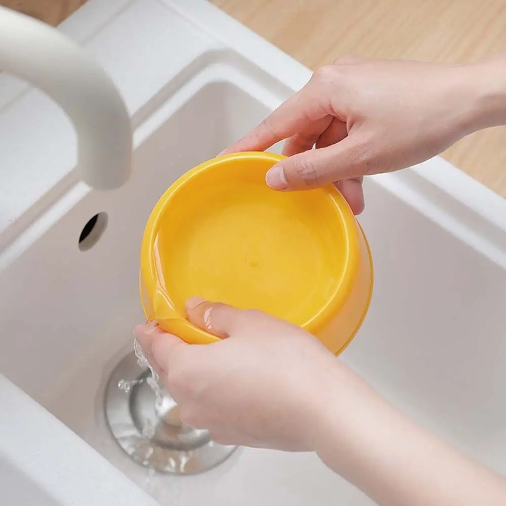 Plastic Cute Standing Puppy Feeder Dish For Dog Cat Safety Pet Feeder Bowl Pet Supplies Cat Food Bowl Water Feeding Container