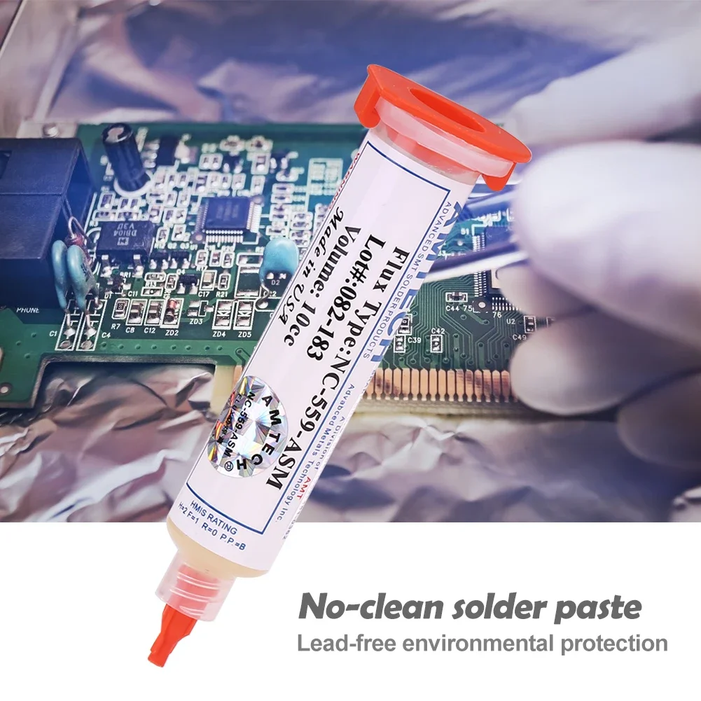 20g 10cc Reballing Solder Flux Paste High Quality NC-559 Solder Paste for SMT BGA SMD PGA PCB Repair Tools+Needles Rework Tools