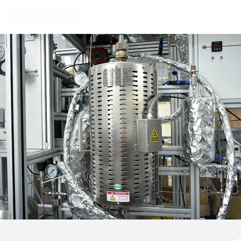 R134a decompositiemeenheid, hydrocracking-testunit