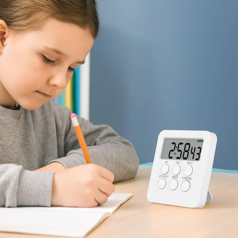 

Self-discipline Silent Electronic Timer Multifunction Magnetic Kitchen Timer Visual Setting Alarm Clock Student Time Manager