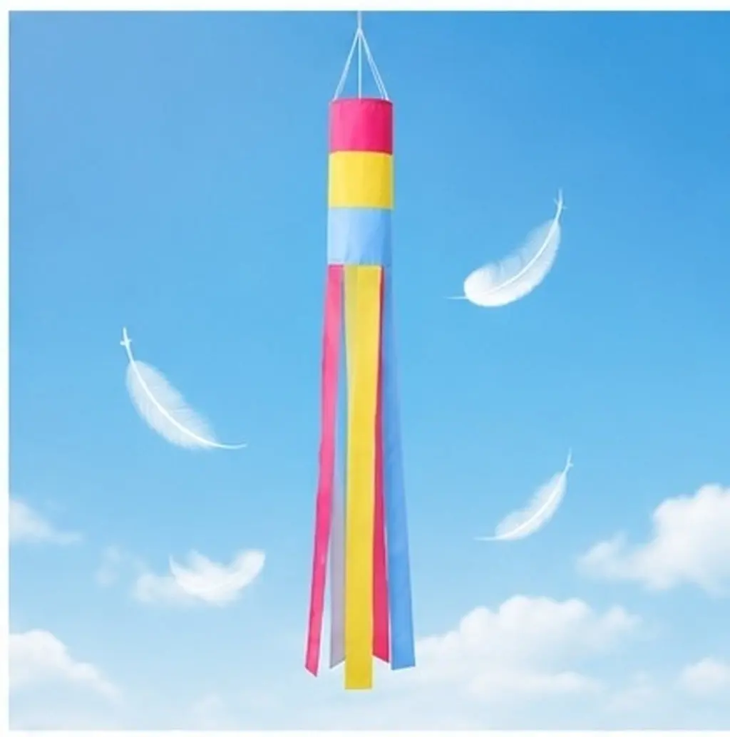Outdoor Summer Windsock Flag Decorative Hanging Wind Sock Polyester Light Yard Decor Holiday Festival