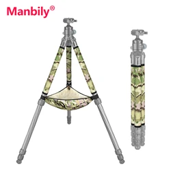 Manbily  3PC Tripod Leg Protective Covers Anti-Slip and 1PC Sandbag Storage Bag For Photography Outdoor - Camouflage