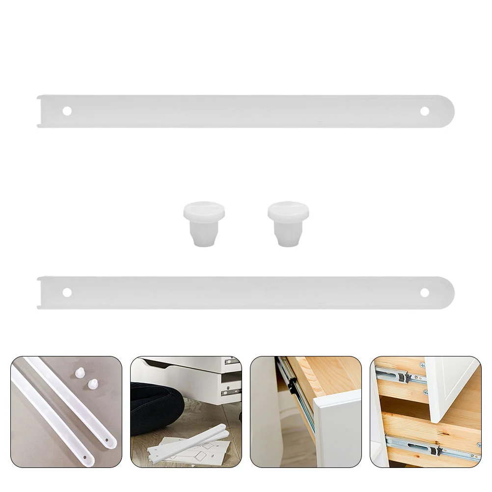 Plastic Drawer Slides Sliding Tracks Bottom Mount Glides Parts Dresser Heavy Duty Furniture