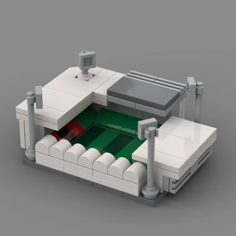 City Street View Model MOC Building Bricks Ancient Stadium Modular Technology Gifts Holiday Assemble Children Toys Suit