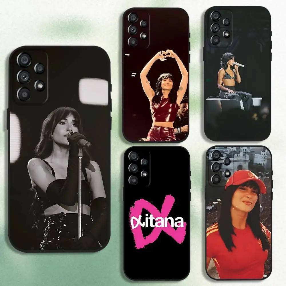 

Singer A-Aitana Alpha Phone Case For Samsung Galaxy A20,A21s,A22,A31,A32,A52,A53,A72,73,A80 Soft Black Cover