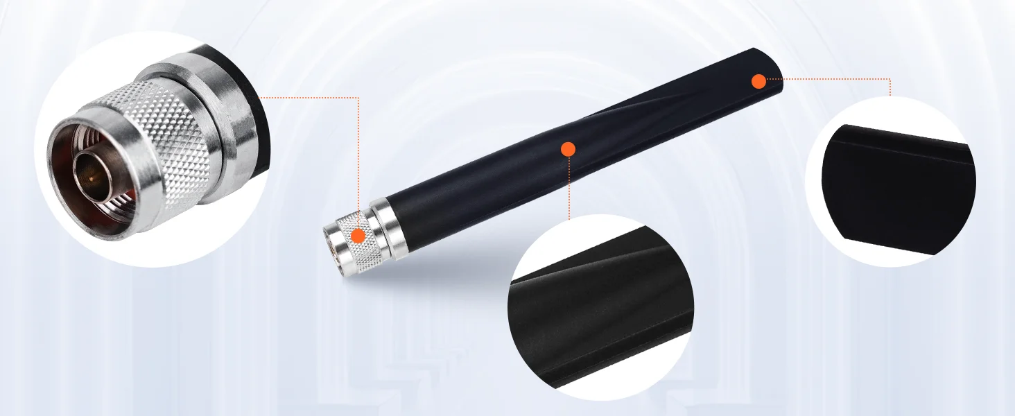 868 MHz 915 MHz Lora Antenne 5 dBi Omni Outdoor N Stecker 802.11 Ah für Meshtastic LoRa HaLow Long Range Antenne – Detail 2
