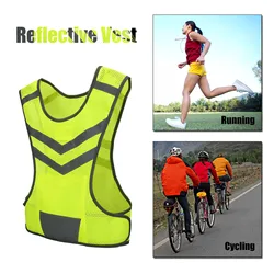 High Visibility Reflective Vest Working Clothes Motorcycle Cycling Sports Outdoor Reflective Safety Clothing Reflective Jacket