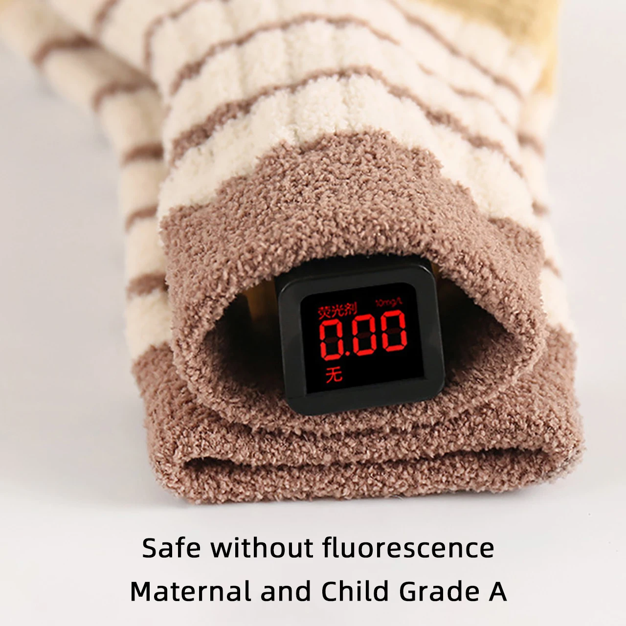 3 paar Baby Plüsch Socken Dicke Warme Kinder Mitte Rohr Socke 0-3Year Junge Mädchen Winter Thermische Schuhe Mode Streifen kleinkind Baumwolle Socke – Detail 10