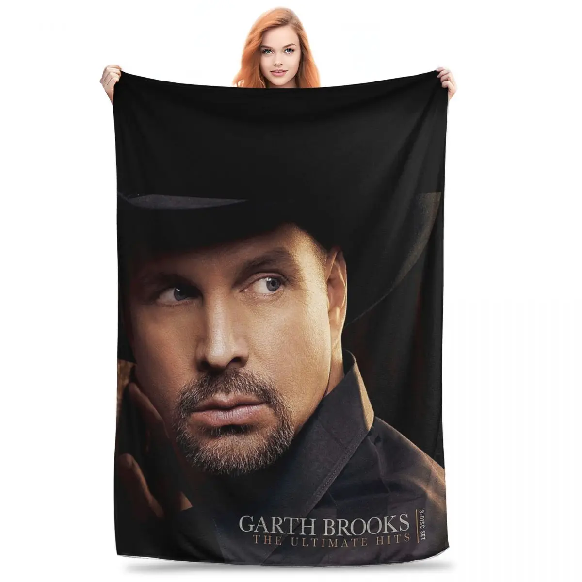 Garth Brooks The Ultimate Hits Blanket Fleece Breathable Sofa Throw Blankets For Couch Bedding Office Throws Bedspread Quilt