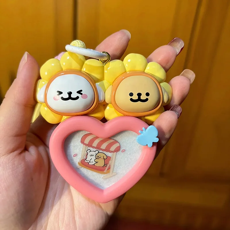 Auf Lager Echte Malteser Linie Hund Garten Serie Auto Duft Anhänger Blind Box Rucksack Anhänger Nette Malteser Anhänger Dekoration