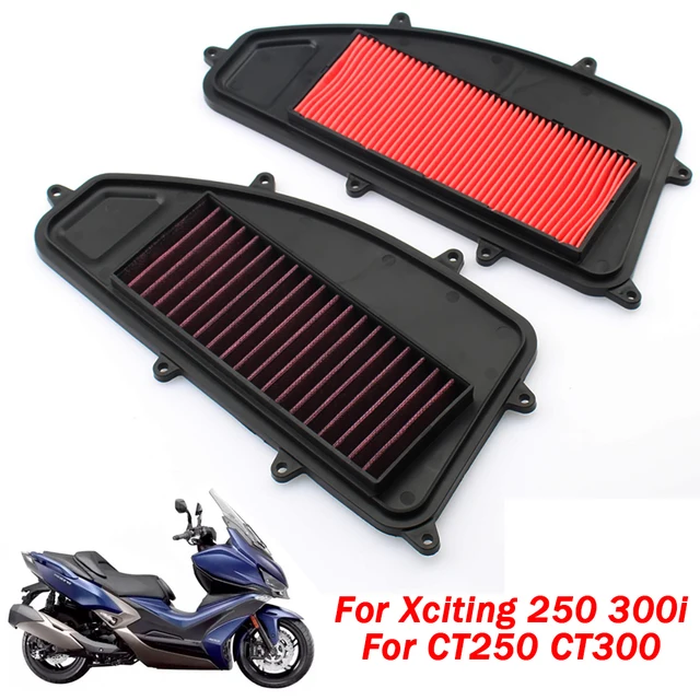 Wymiana motocykla silnik filtr wlotu powietrza filtr powietrza wlotowy dla KYMCO Xciting 250 300 300i CT250 CT300 Xciting 300i