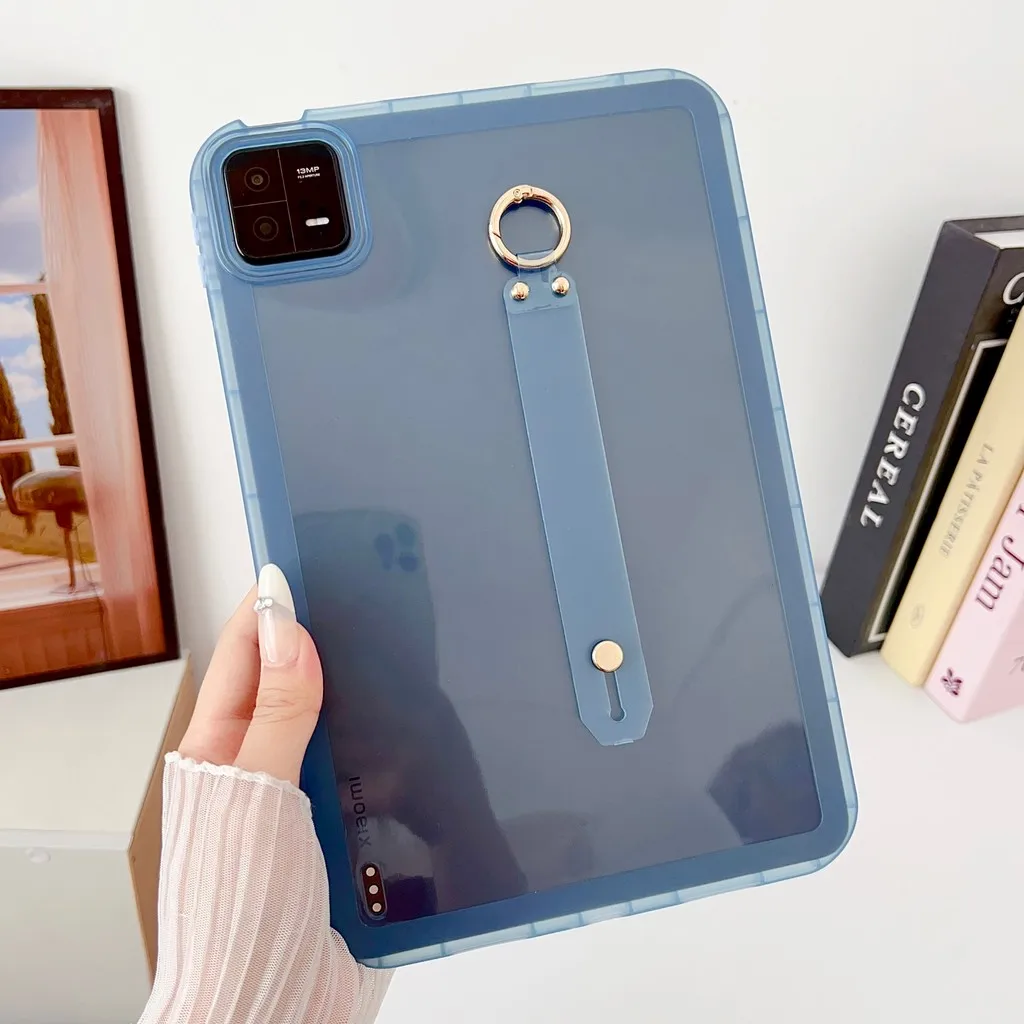

Case For Xiaomi Pad 6S Pro 12.4 inch Poco Pad X1 11.2inch 2025 Pad 7 7Pro 5 5Pro 6 6Pro Four Corner Anti Fall Wrist Strap Holder