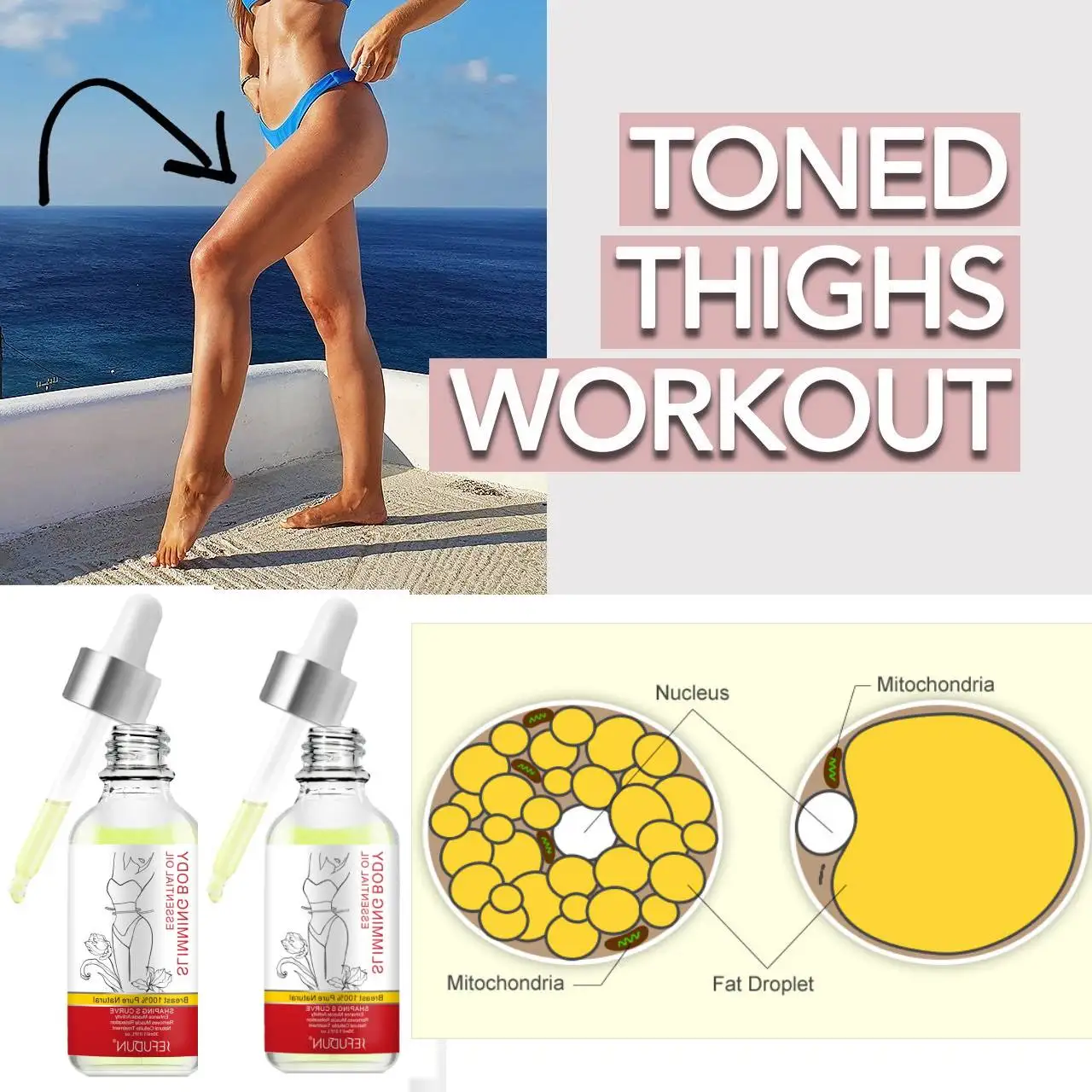 

30ml 7 Days Leg Muscle Thin Fat Burning Oil Weight Loss Products Reshape Leg Lines Eliminate Muscle Leg