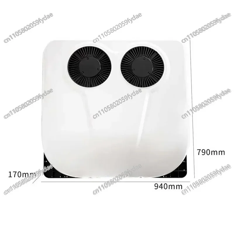 Air Conditioner Double Fan All-in-one Machine 12V 24V High Cooling Capacity Truck Truck Dining Car Electric Air Conditioner