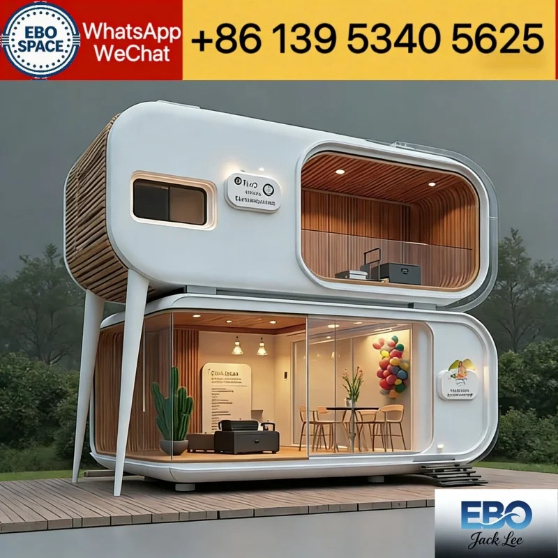 Container Expandable House 40ft Large Space Prefab Design Fast Build Cost Saving for Commercial Residential Use