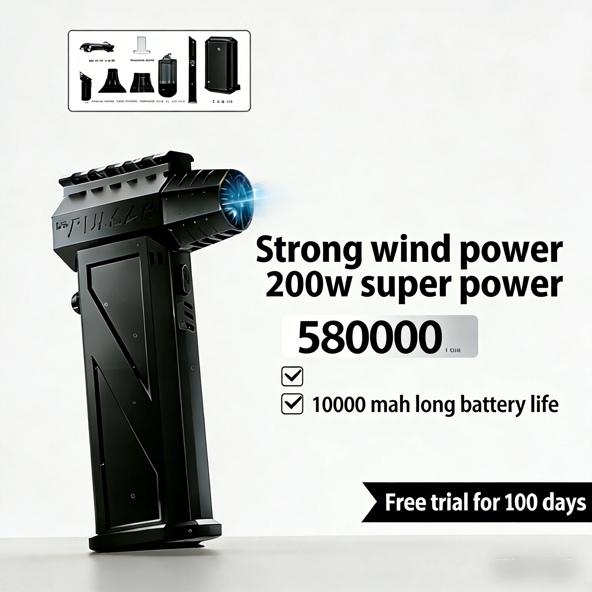 

Портативный пылесос X3/X11 | Бесщеточный двигатель 580000 об/мин | Вентилятор для устранения последствий урагана | Пылесос с регулируемой скоростью