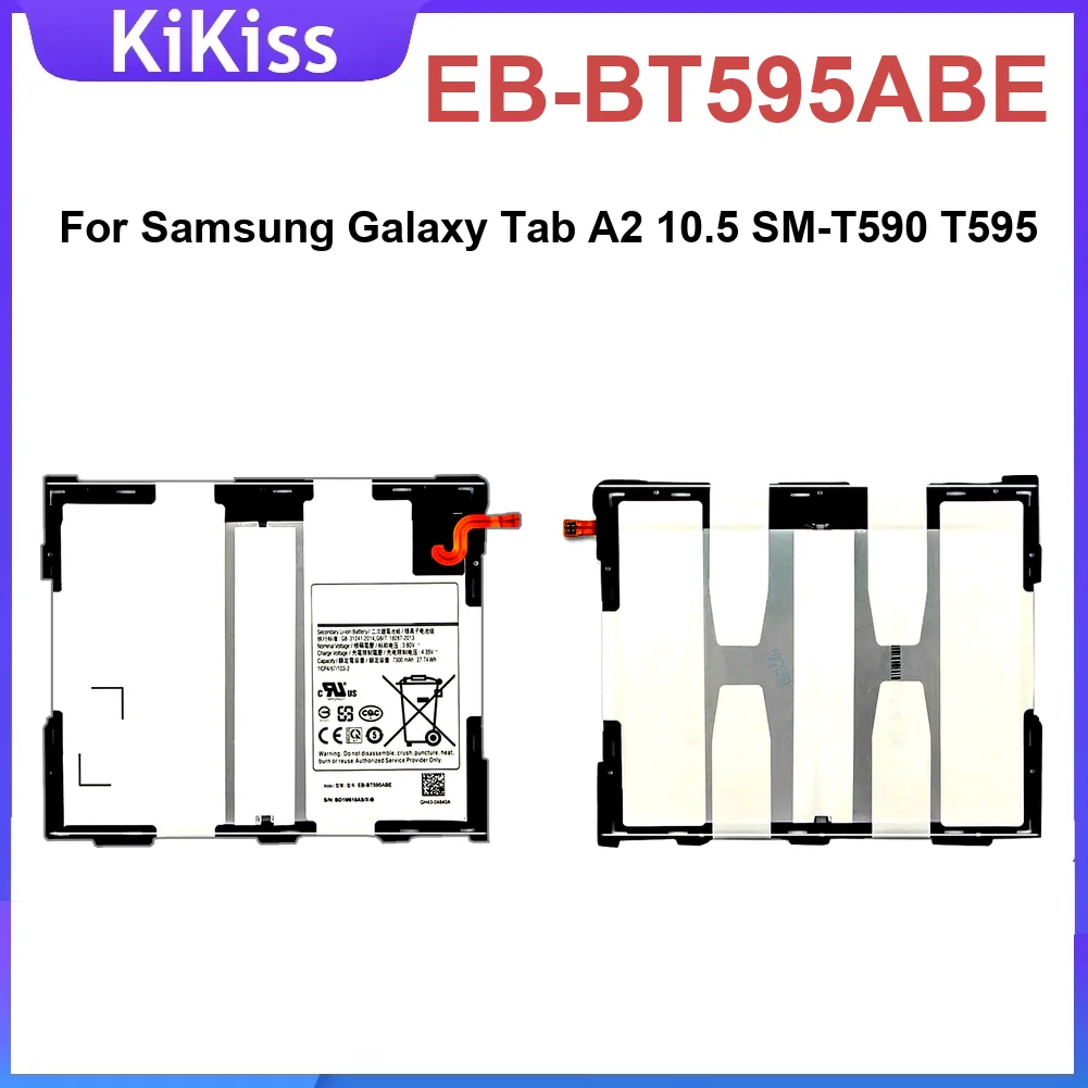 

7300 мАч Eb-BT595ABE Аккумулятор для планшета Samsung Galaxy Tab A2 10,5 Sm-T590 T595 Прочный большой емкости