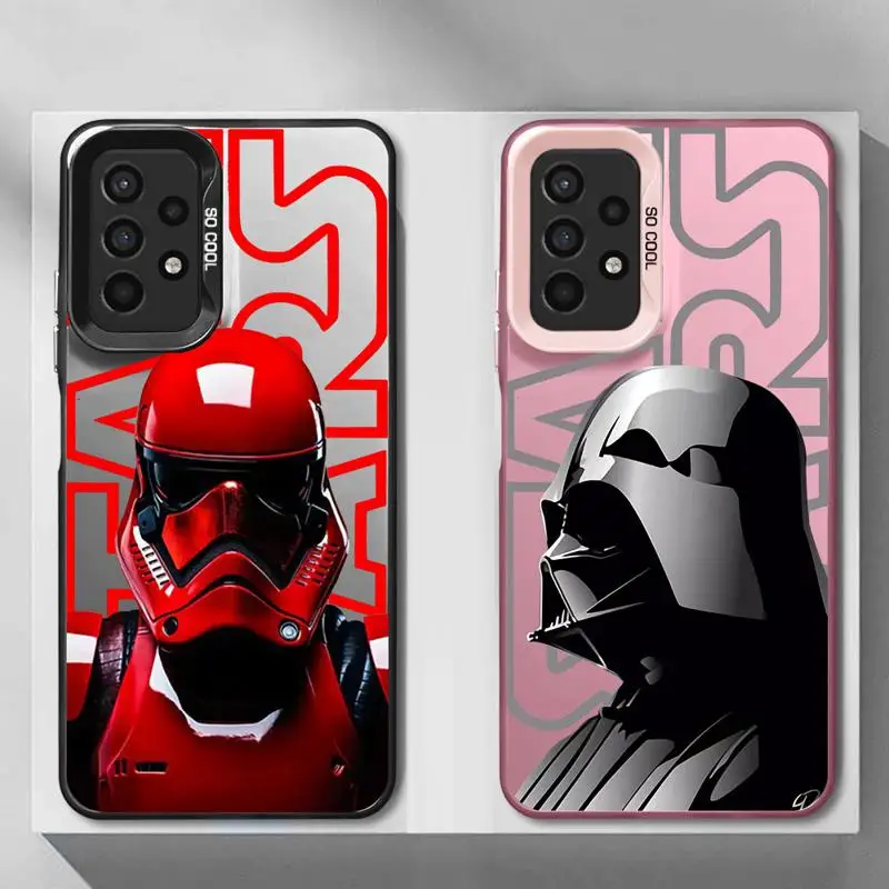 Star Mandalorians Cover W-Wars Phone Case for Galaxy A15 A52 A72 4G 5G A25 A52s A53 A54 A55 A73 5G A51 4G bag