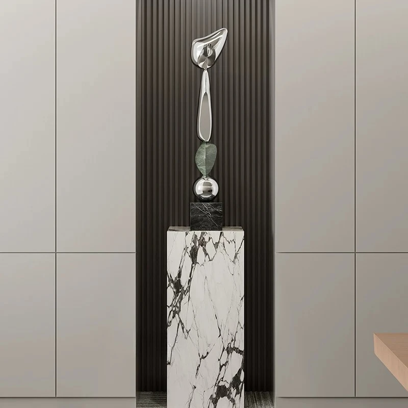 Entrance Entrance Niche Slender Vertical High Ornament Art Sculpture