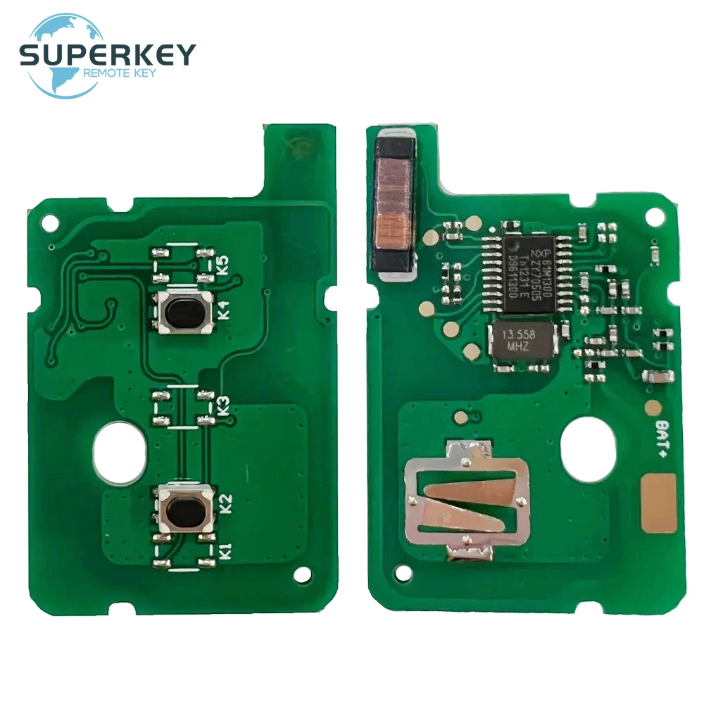 Llave remota para Renault Clio4 Sandero Master3, símbolo Trafic Dacia Logan Lodgy Dokker Duster, 2/3 botones, 433MHZ, Chip 4A, PCF7961M