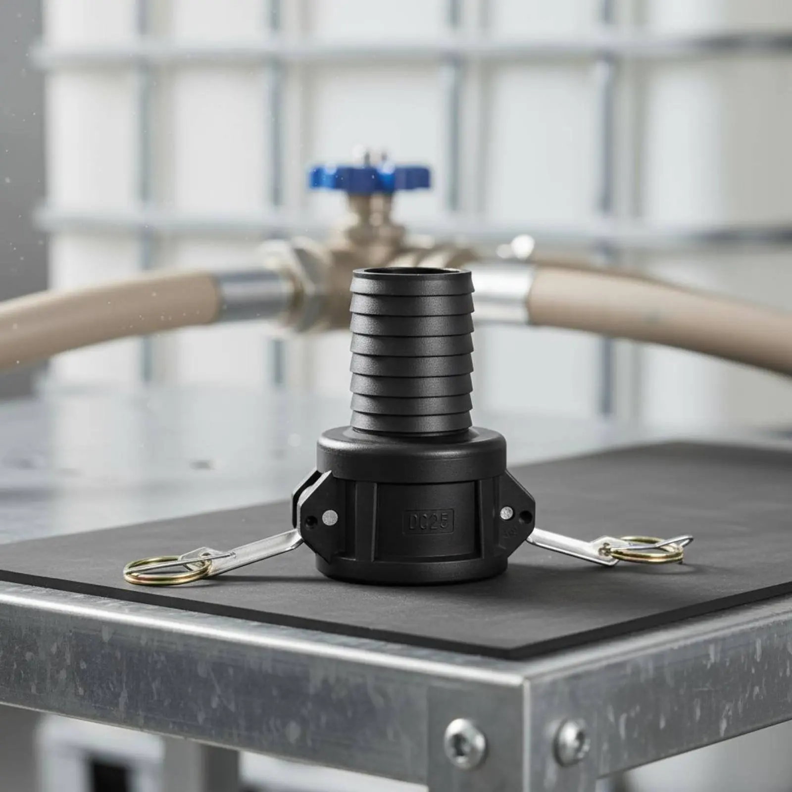 

Type C Cam and Lock Fitting Leak-Resistant Cam and Lock Hose Coupling Quick Connect Hose Barb Adapter Sturdy Duty Ton Barrel