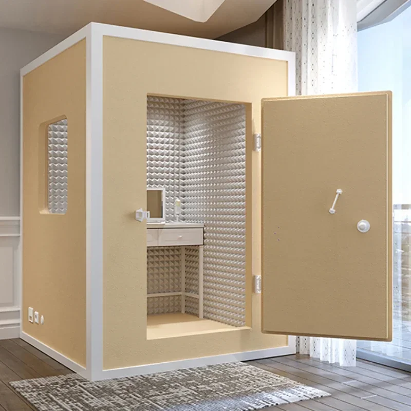 Mobile home environmental recording studio, high-end soundproof room, soundproof cabin, live broadcast room, instrument room