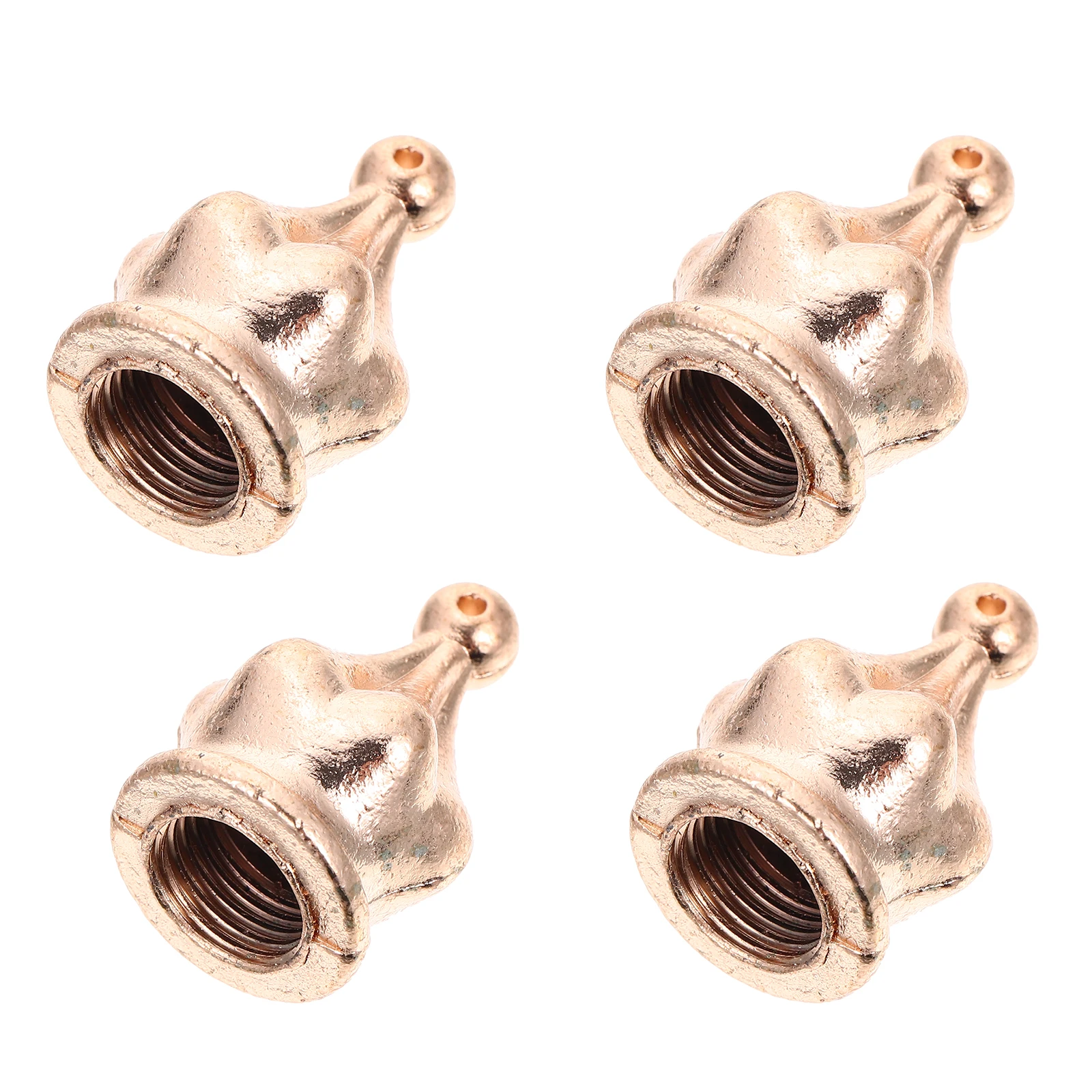 

4pcs 10Mm Inner Thread Lamp Finial Decor Light Knob For Chandelier Lampshade Holder Finials For Lamps, Lamp Decoration, Diy